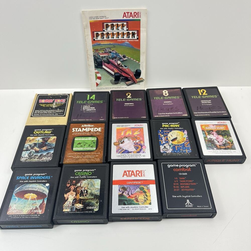 Atari 2600 Game Lot Of 14